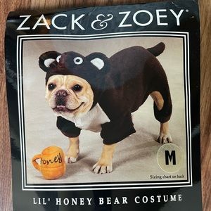 Zack & Zoey LIL' HONEY BEAR Pet Dog Halloween Costume  Size Medium